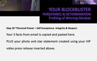 vip report, making of stars and heroes, step 29