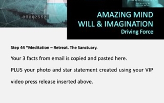 vip report, making of stars and heroes, step 44