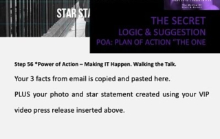 vip report, making of stars and heroes, step 56
